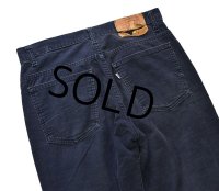 80's【ビンテージ】【USA製】【LEVI'S】【リーバイス５１７】ブーツカット【紺】ネイビー【コーデュロイパンツ】【517】【32x32】 