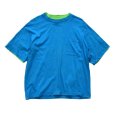 画像3: ギリシャ製【青×緑】ポケＴ【ポケット付きTシャツ】【Tシャツ】【サイズL】<br> (3)