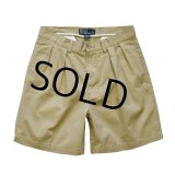 【ラルフローレン】【ベージュ】【２タックショートパンツ】 【短パン】【ショーツ】【W32】 