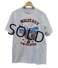 【ビンテージ】【グレー】MILITARY B-MORE STYLE【Tシャツ】 サイズＬ 