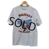 【ビンテージ】【グレー】MILITARY B-MORE STYLE【Tシャツ】 サイズＬ 