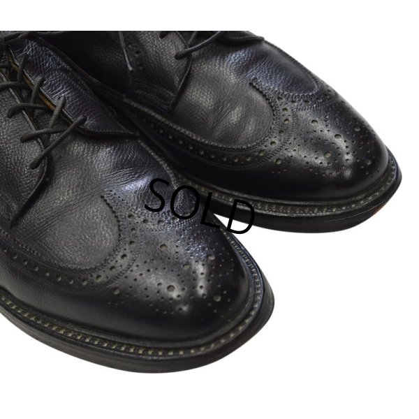 画像5: 【ビンテージ】【フローシャイム ロイヤルインペリアル】【黒】【ウィングチップシューズ】【9 D】【27cm程度】