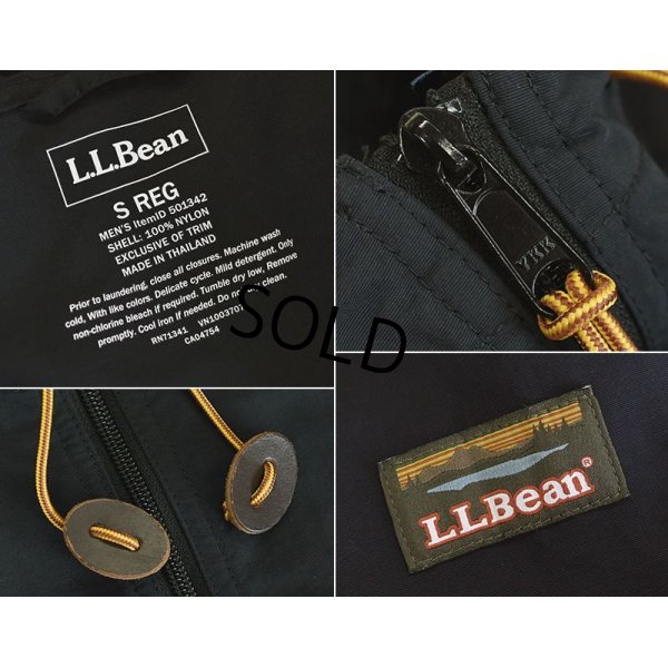 画像2: 【L.L.Bean】【ＬＬビーン】【黒】ブラック【ハーフジップ】【プルオーバージャケット】アノラックパーカー【Ｓ－Ｒ】 