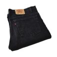 画像1: 大きめサイズ‼【USA製】【ビンテージ】【LEVI'S】【リーバイス５０５】505 黒【ブラックデニム】【デニムパンツ】【38Ｘ36】<br> (1)
