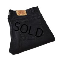 大きめサイズ‼【USA製】【ビンテージ】【LEVI'S】【リーバイス５０５】505 黒【ブラックデニム】【デニムパンツ】【38Ｘ36】 