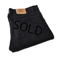 大きめサイズ‼【USA製】【ビンテージ】【LEVI'S】【リーバイス５０５】505 黒【ブラックデニム】【デニムパンツ】【38Ｘ36】 