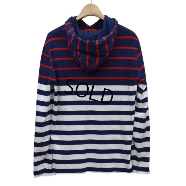 画像3: 【ラルフローレン】【POLO ralph lauren】【紺×白×赤】【フード付き】【カットソー】パーカー【サイズＭ】 