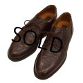 【イタリー製】BARNEYS NEW YORK【バーニーズニューヨーク】【ブラウン】【Uチップモカシンシューズ】【9 1/2M】【27.5cm程度】 