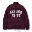 画像1: 80's【ビンテージ】【Birdie】エンジ【GARDEN CITY】ナイロン コーチジャケット 【サイズＳ程度】<br> (1)