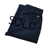 USA製【ビンテージ】【ディッキーズ】【Dickies】【ネイビー・紺】【ワークパンツ】【34×34】 