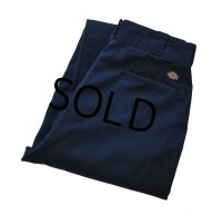 USA製【ビンテージ】【ディッキーズ】【Dickies】【ネイビー・紺】【ワークパンツ】【34×34】 