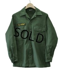 【60's】【米軍実物】ビンテージ【U.S.ARMY】【OG107】【ユーティリティシャツ】【サイズ14 1/2×31】 