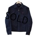 【ラルフローレン】POLO RALPH LAUREN【紺・ネイビー】【コットンブルゾン】スウィングトップ【サイズＳ】 