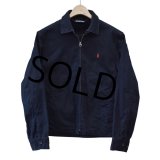 【ラルフローレン】POLO RALPH LAUREN【紺・ネイビー】【コットンブルゾン】スウィングトップ【サイズＳ】 