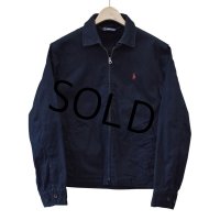 【ラルフローレン】POLO RALPH LAUREN【紺・ネイビー】【コットンブルゾン】スウィングトップ【サイズＳ】 