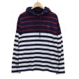 画像1: 【ラルフローレン】【POLO ralph lauren】【紺×白×赤】【フード付き】【カットソー】パーカー【サイズＭ】<br> (1)