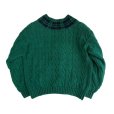 画像5: 90's【ビンテージ】【オールドギャップ】【GAP】【緑×チェック】【Vネック】【コットンセーター】レディース古着【サイズＭ】<br> (5)