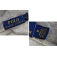 画像2: 【ラルフローレン】【POLO ralph lauren】【グレー】フロッキープリント ロゴ【スウェットパーカー】サイズM<br> (2)