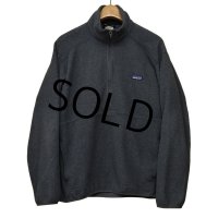 【パタゴニア】patagonia【チャコールグレー】【シンチラフリース】ハーフジップ【フリースジャケット】【サイズＭ】 