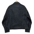 画像3: 【ビンテージ】international denim【ハリウッドピクチャーズ】黒【デニムジャケット】Ｇジャン【サイズＸＬ】<br> (3)