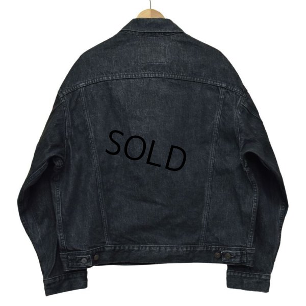 画像3: 【ビンテージ】international denim【ハリウッドピクチャーズ】黒【デニムジャケット】Ｇジャン【サイズＸＬ】 