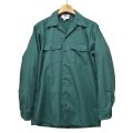 USA製【ビンテージ】【ディッキーズ】【Dickies】【緑】【ワークシャツ】【15-15 1/2】  