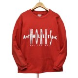 【ビンテージ】【赤】【ATHLETIC　WORKS】【スウェット】 