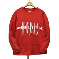 【ビンテージ】【赤】【ATHLETIC　WORKS】【スウェット】 