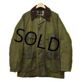 80's【ビンテージ】【イングランド製】 【バブアー】【Barbour】ビデイル【オリーブ】【４ポケット】２ワラント【オイルドジャケット】 