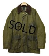 80's【ビンテージ】【イングランド製】 【バブアー】【Barbour】ビデイル【オリーブ】【４ポケット】２ワラント【オイルドジャケット】 
