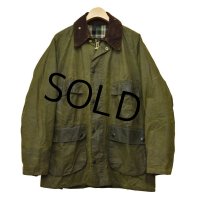 80's【ビンテージ】【イングランド製】 【バブアー】【Barbour】ビデイル【オリーブ】【４ポケット】２ワラント【オイルドジャケット】 