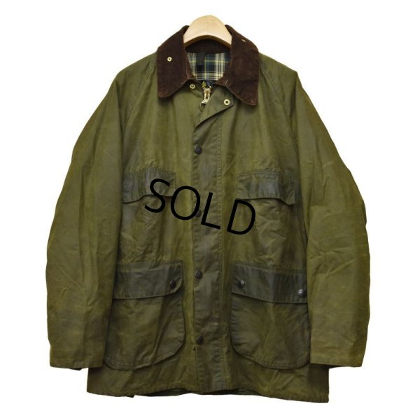 画像1: 80's【ビンテージ】【イングランド製】 【バブアー】【Barbour】ビデイル【オリーブ】【４ポケット】２ワラント【オイルドジャケット】 