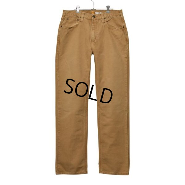 画像2: 【ビンテージ】【carhartt】カーハート【リラックスフィット】【ライトブラウン】コットンパンツ【ワークパンツ】【34×34】 