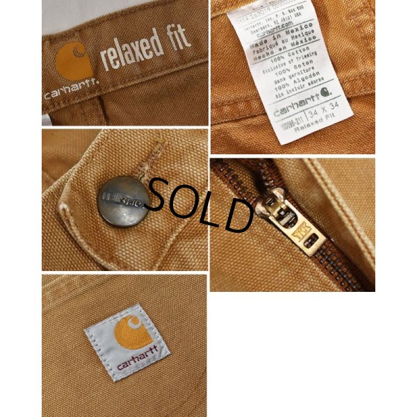 画像3: 【ビンテージ】【carhartt】カーハート【リラックスフィット】【ライトブラウン】コットンパンツ【ワークパンツ】【34×34】 