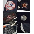 画像2: ビンテージ【MLB】【ＮＹヤンキース】【JH DESIGN】【紺】【メルトン×レザー】スタジャン【サイズXＬ】<br> (2)