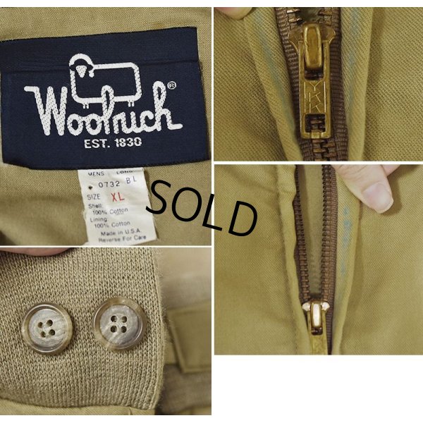 画像2: USA製【ビンテージ】woolrich【ウールリッチ】【ベージュ】【ブルゾン】【サイズＸＬ】 