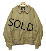 USA製【ビンテージ】woolrich【ウールリッチ】【ベージュ】【ブルゾン】【サイズＸＬ】 
