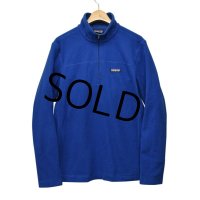 【パタゴニア】patagonia【青】ハーフジップ【フリースジャケット】【サイズＭ】 