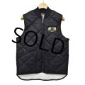 ほぼ未使用！【USA製】SNAP WEAR【STS】黒【裏サーマル】【中綿ダウンベスト】【キルティングベスト】 