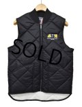 ほぼ未使用！【USA製】SNAP WEAR【STS】黒【裏サーマル】【中綿ダウンベスト】【キルティングベスト】 