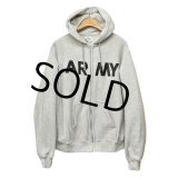 90's【U.S.ARMY】【PFU】ARMY【グレー】【フルジップパーカー】【サイズＬ】 