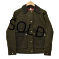 【ランズエンド】LANDS' END【The British Millerain】【裏チェック柄】【オイルドジャケット 】【サイズXXS】 