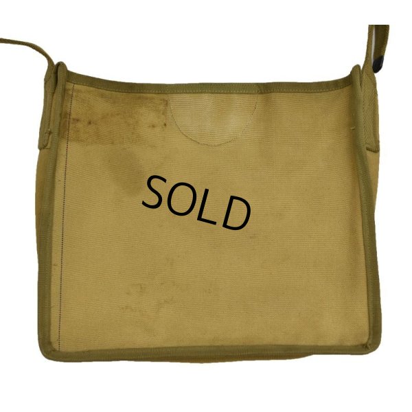 画像5: 40's【ビンテージ】ww2【米軍実物】U.S.ARMY【BASE PLATE M4】【ステンシル入り】【ショルダーバッグ】 