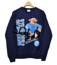 90's【USA製】ビンテージ【Penn State】Nittany Lion【紺】【ライオン】カレッジ【スウェット】【サイズⅯ】  