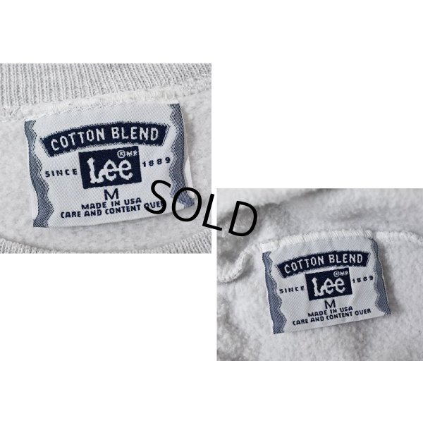 画像3: 【ビンテージ】USA製【Lee】【リー】【グレー】【Pine Brook school】【スウェット】【セットアップ】【サイズM】