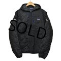 【パタゴニア】patagonia【黒】【ダイヤモンドキルテッドボマーフーディー】【キルティングジャケット】【サイズＭ】 