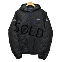 【パタゴニア】patagonia【黒】【ダイヤモンドキルテッドボマーフーディー】【キルティングジャケット】【サイズＭ】 