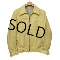 60's【ビンテージ】【qnuine】【NATIVE DEERSKIN】ディアスキン スポーツジャケット【レザージャケット】US38程度 