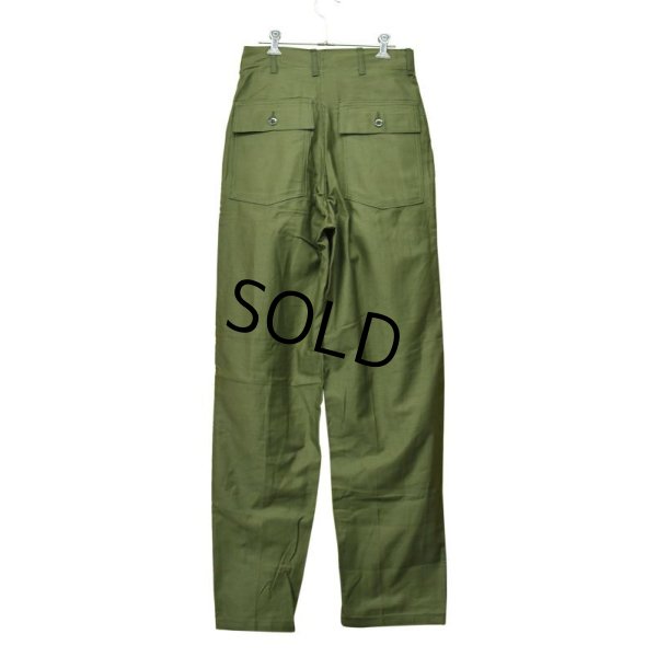 画像5: 60's デッドストック【米軍実物】【ビンテージ】【平ボタン】【ベイカーパンツ】【ユーティリティパンツ】【OG107】【30×35】