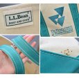 画像2: 程度良好!!【ビンテージ】【USA製】【L.L.bean】【L.L.ビーン】【キャンバス】【トートバッグ】【THE FAMILY Center at Exeter Hospital】【白×エメラルド】<br> (2)